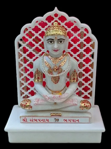 Devotional image of Sambhavnath Bhagwan